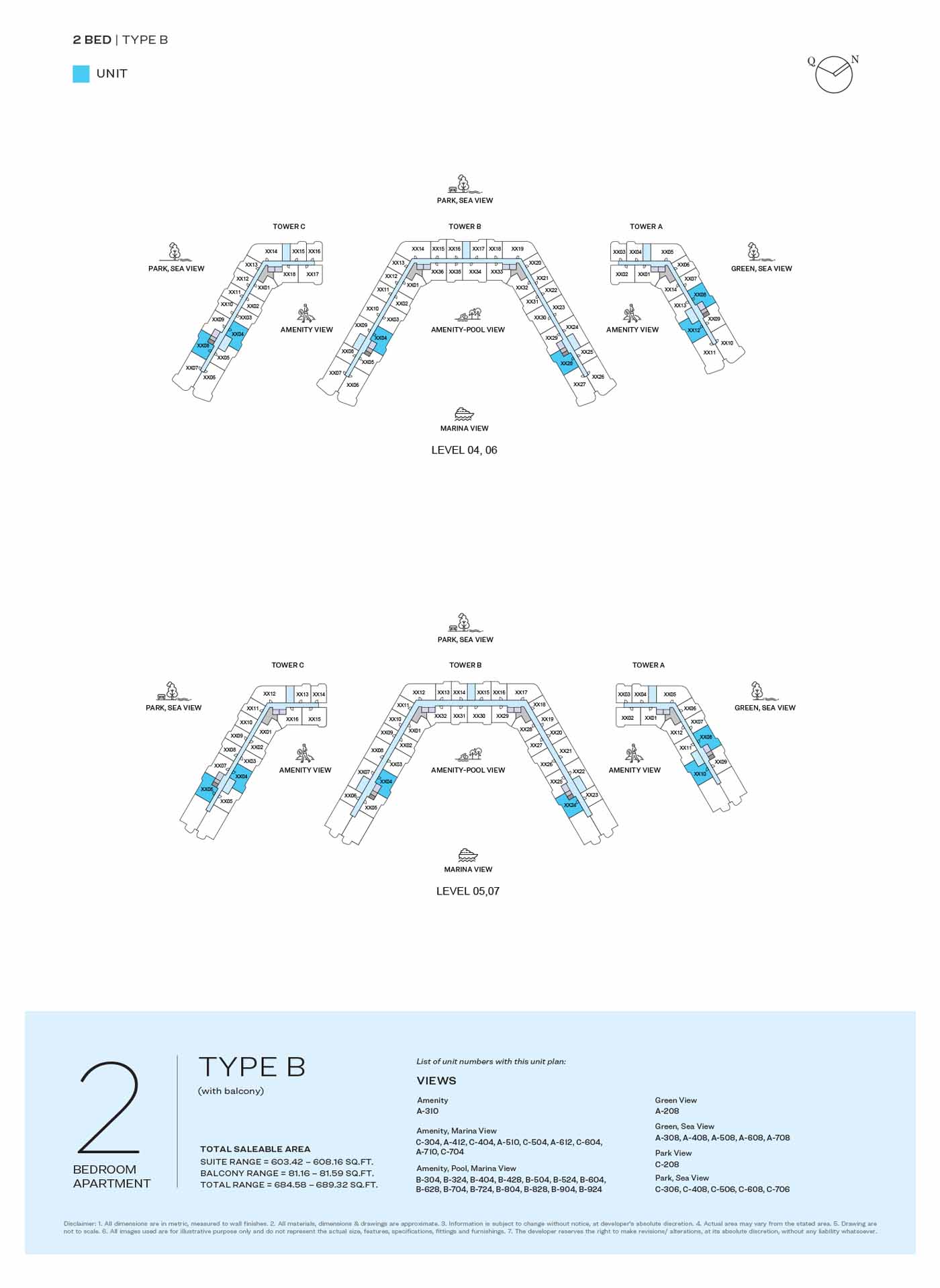 LEVEL 04 TO 07 TYPE B