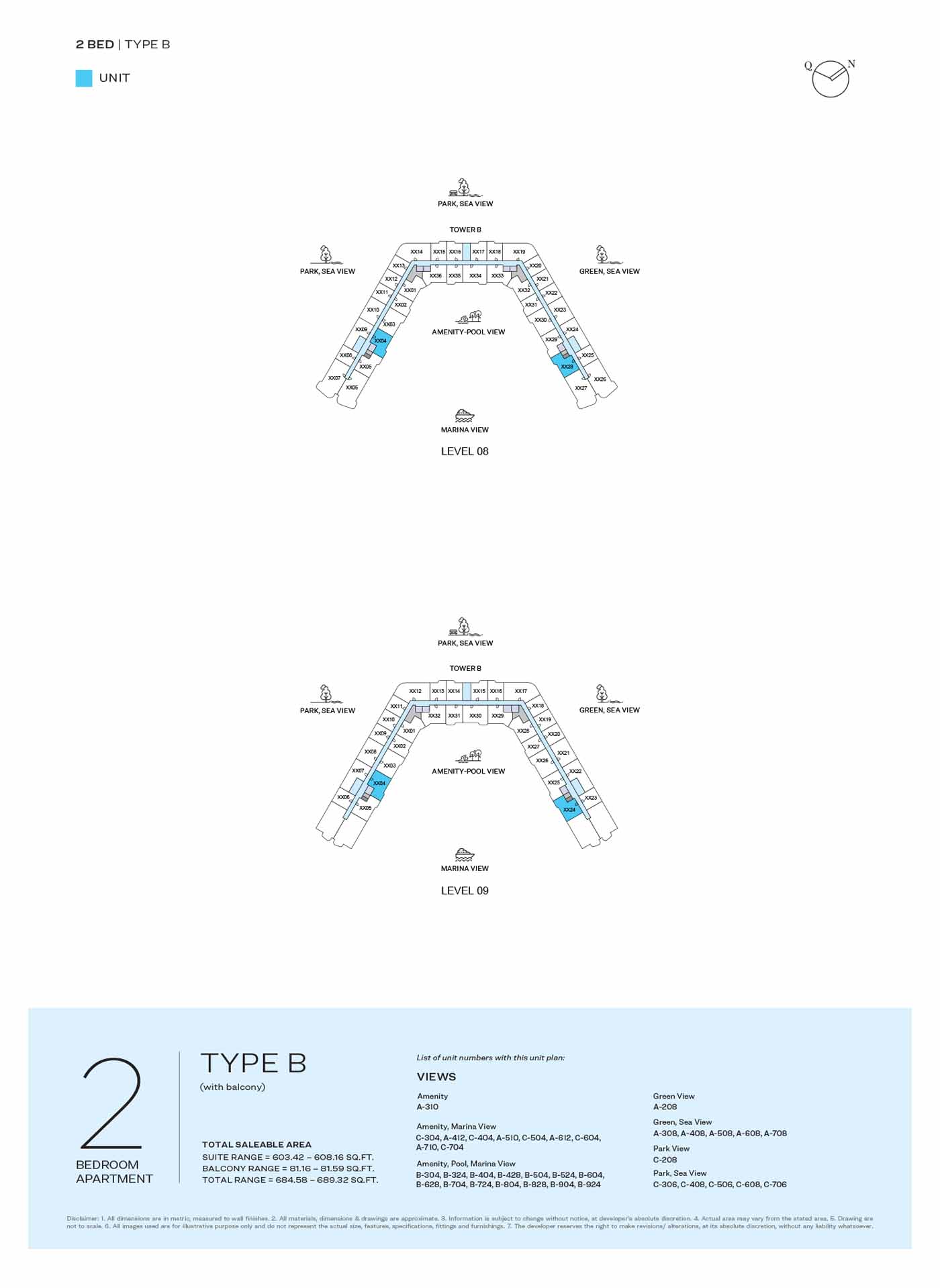 LEVEL 08 & 09 TYPE B