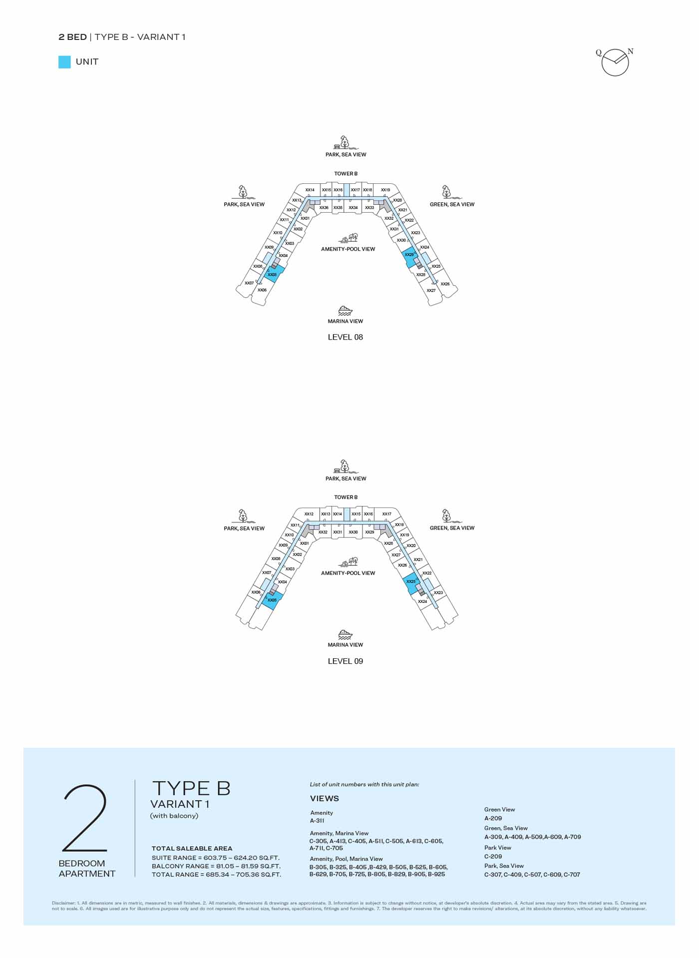 LEVEL 08 & 09 TYPE B-VARIANT 1