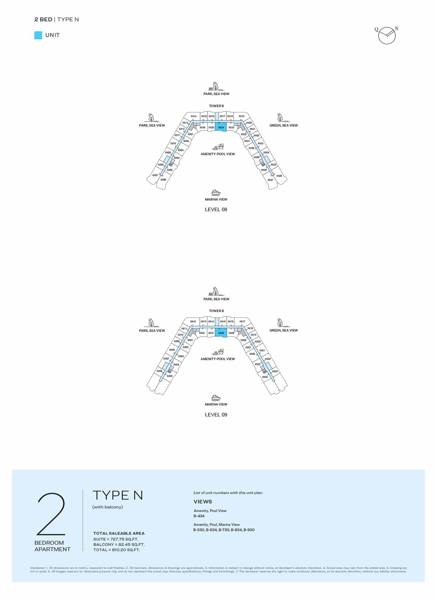 LEVEL 08 & 09 TYPE N