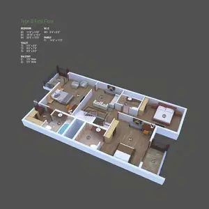 Type B, First Floor