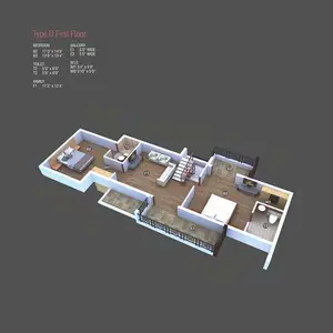 Type D, First Floor