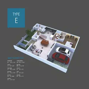 Type E, Ground Floor