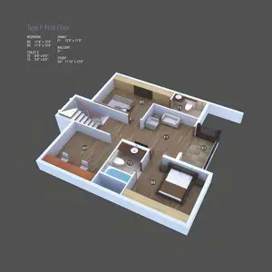 Type F, First Floor