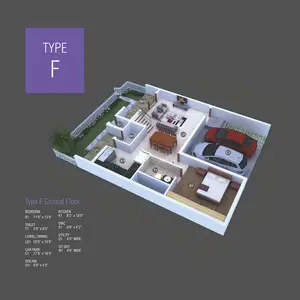 Type F, Ground Floor