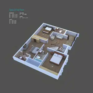 Type G, First Floor