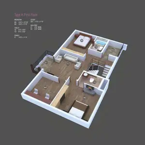Type H, First Floor