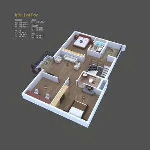 Type J, First Floor
