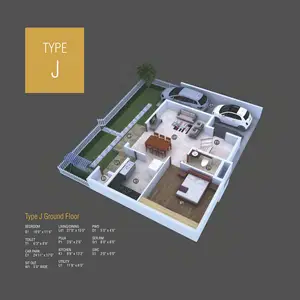 Type J, Ground Floor