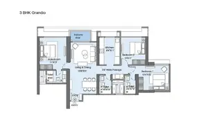 3BHK Grandio