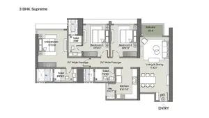 3BHK Supreme