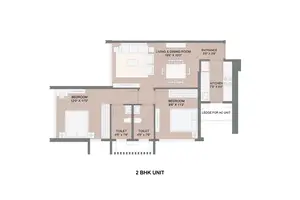 2 BHK Unit