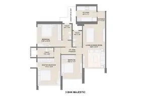 3 BHK Majesic