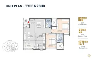 Type 6, 2BHK