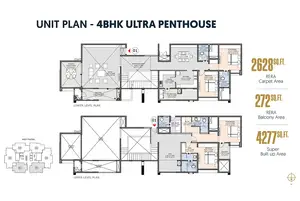 4BHK, Ultra Penthouse
