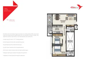 2 BHK Large Apartment, SBA