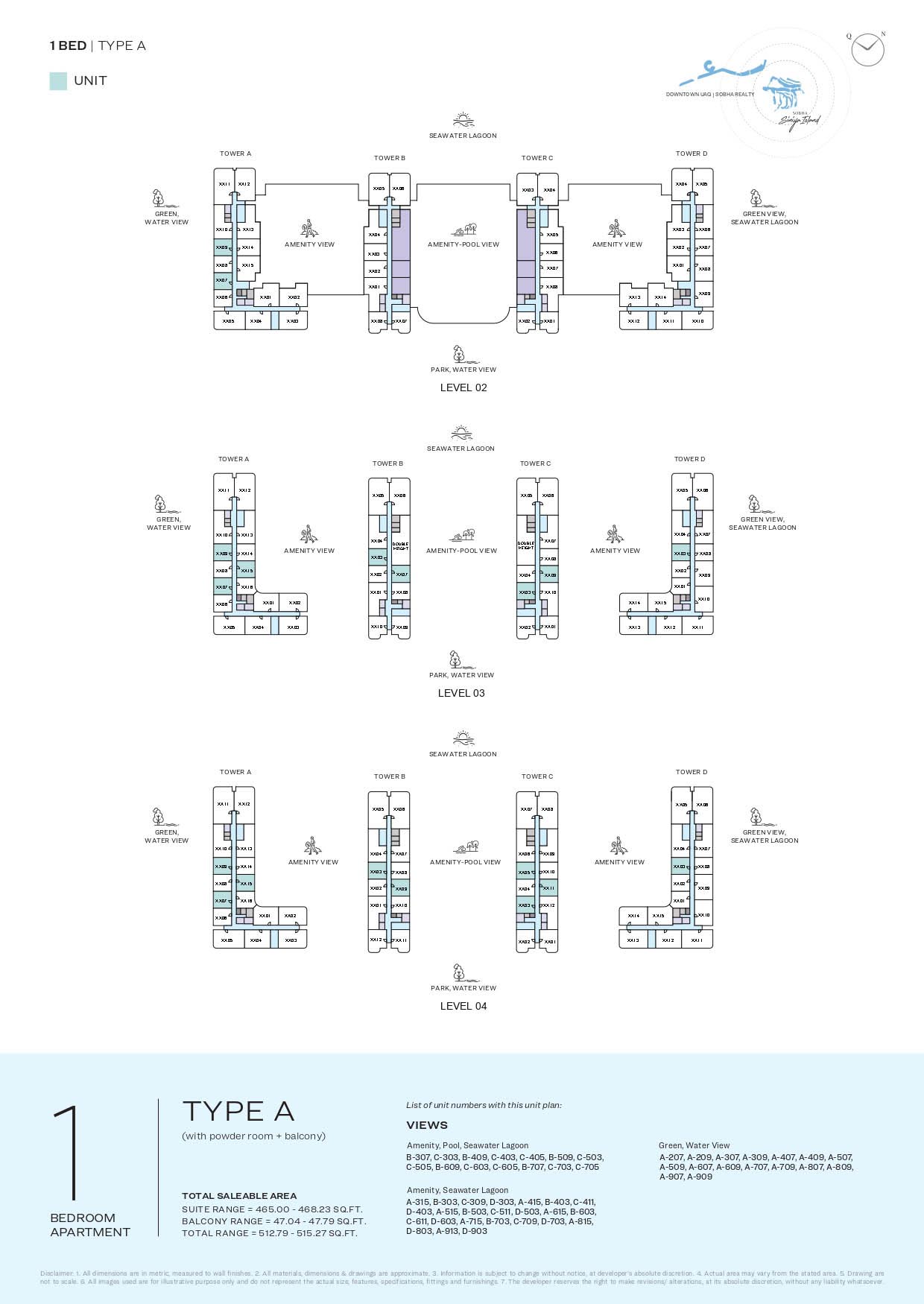 LEVELS 02-04 TYPE A