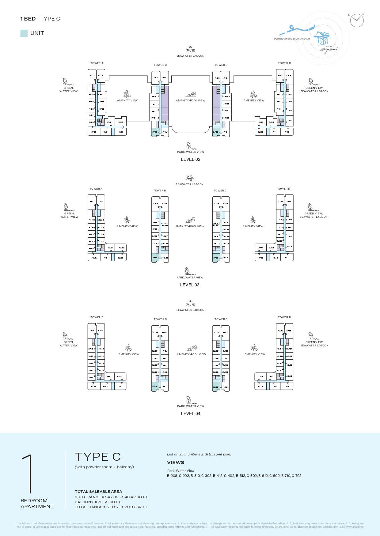 LEVELS 02-04 TYPE C