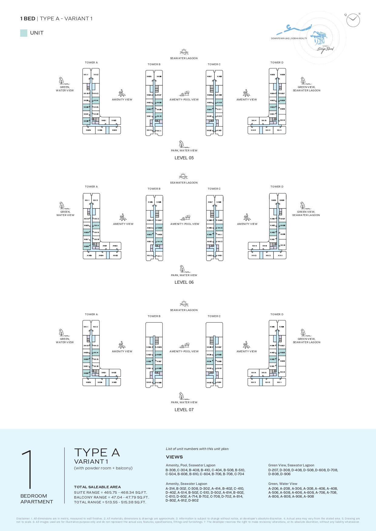LEVELS 05-07 TYPE A-VARIANT 1