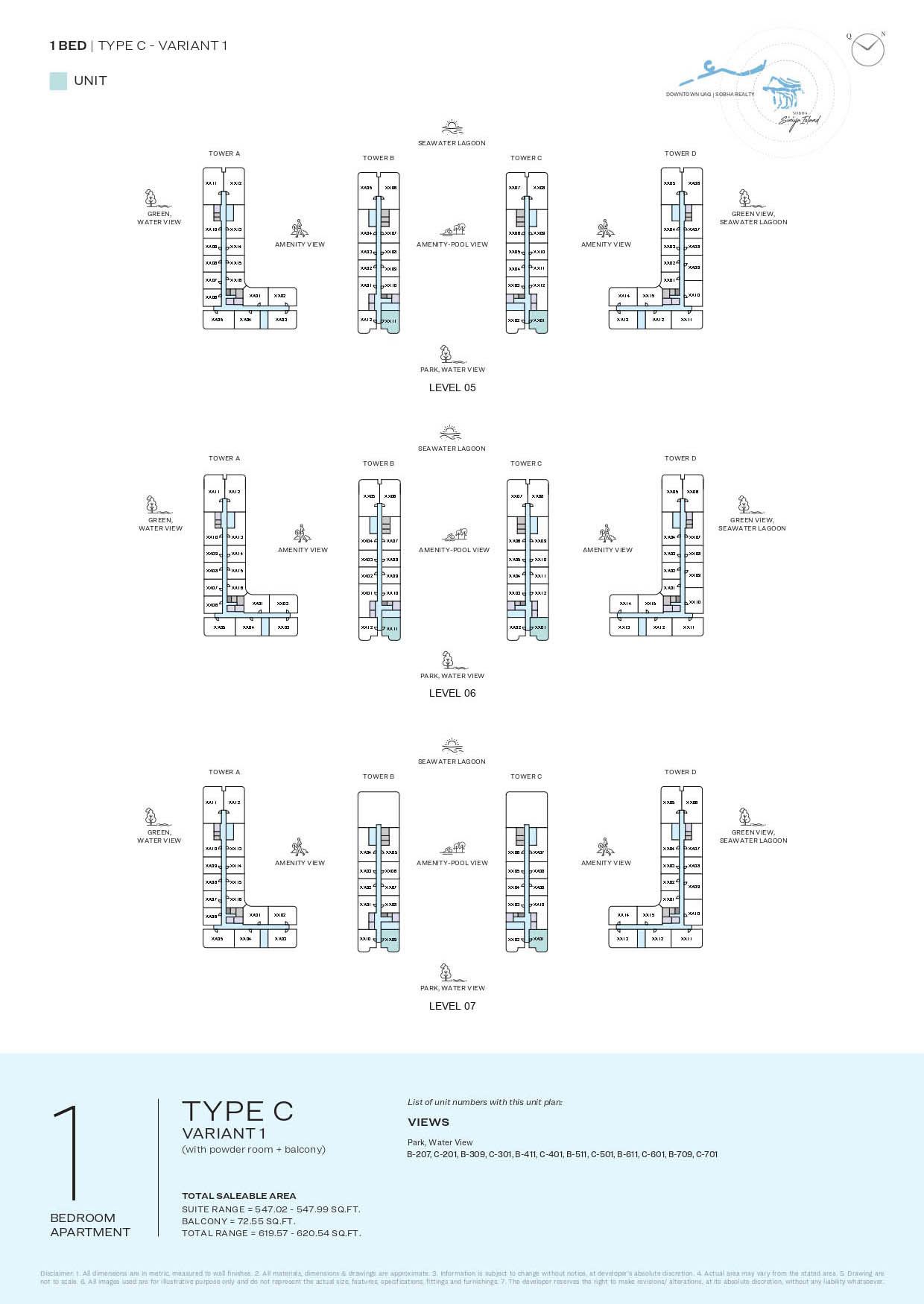 LEVELS 05-07 TYPE C-VARIANT 1