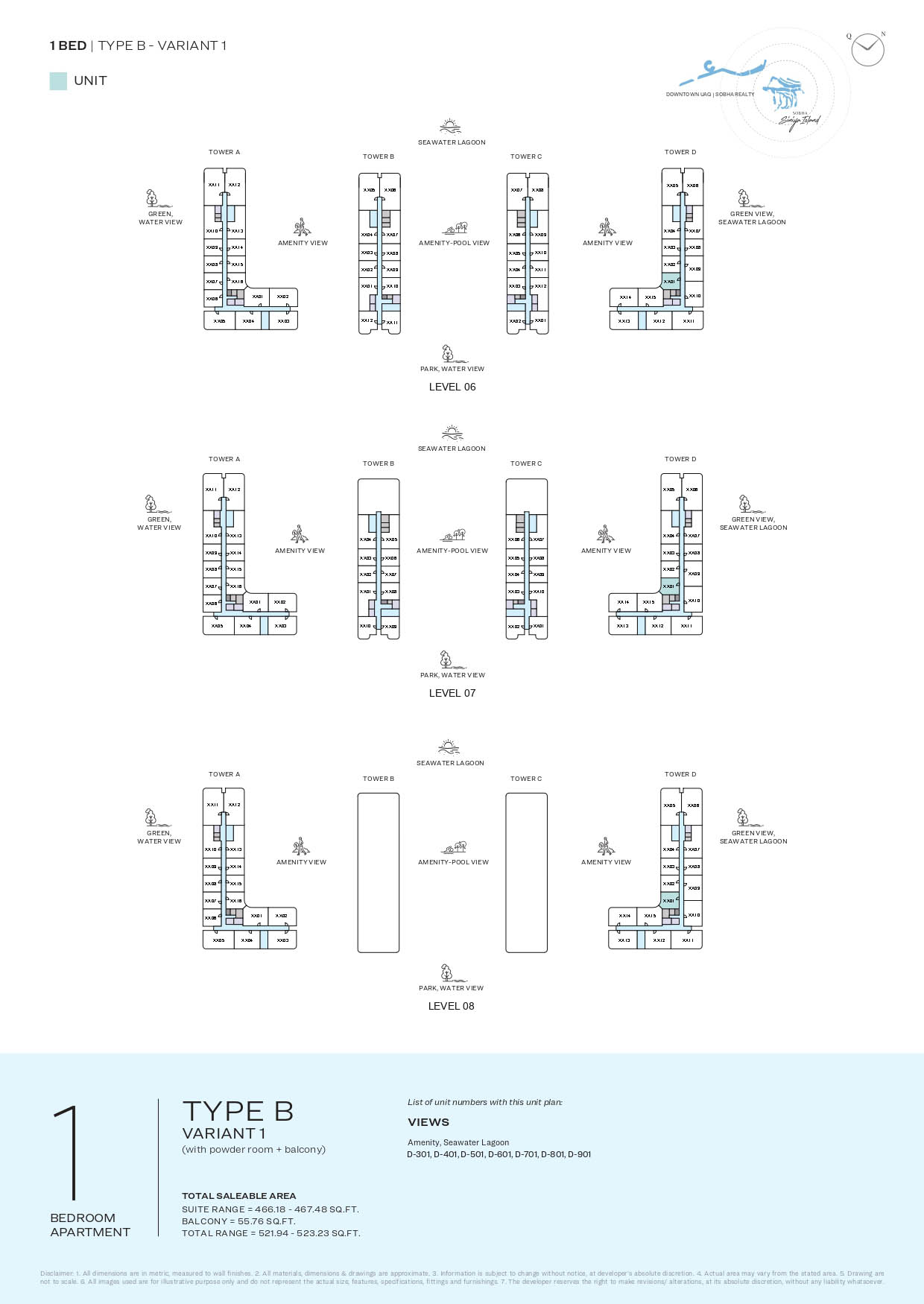 LEVELS 06-08 TYPE B-VARIANT 1