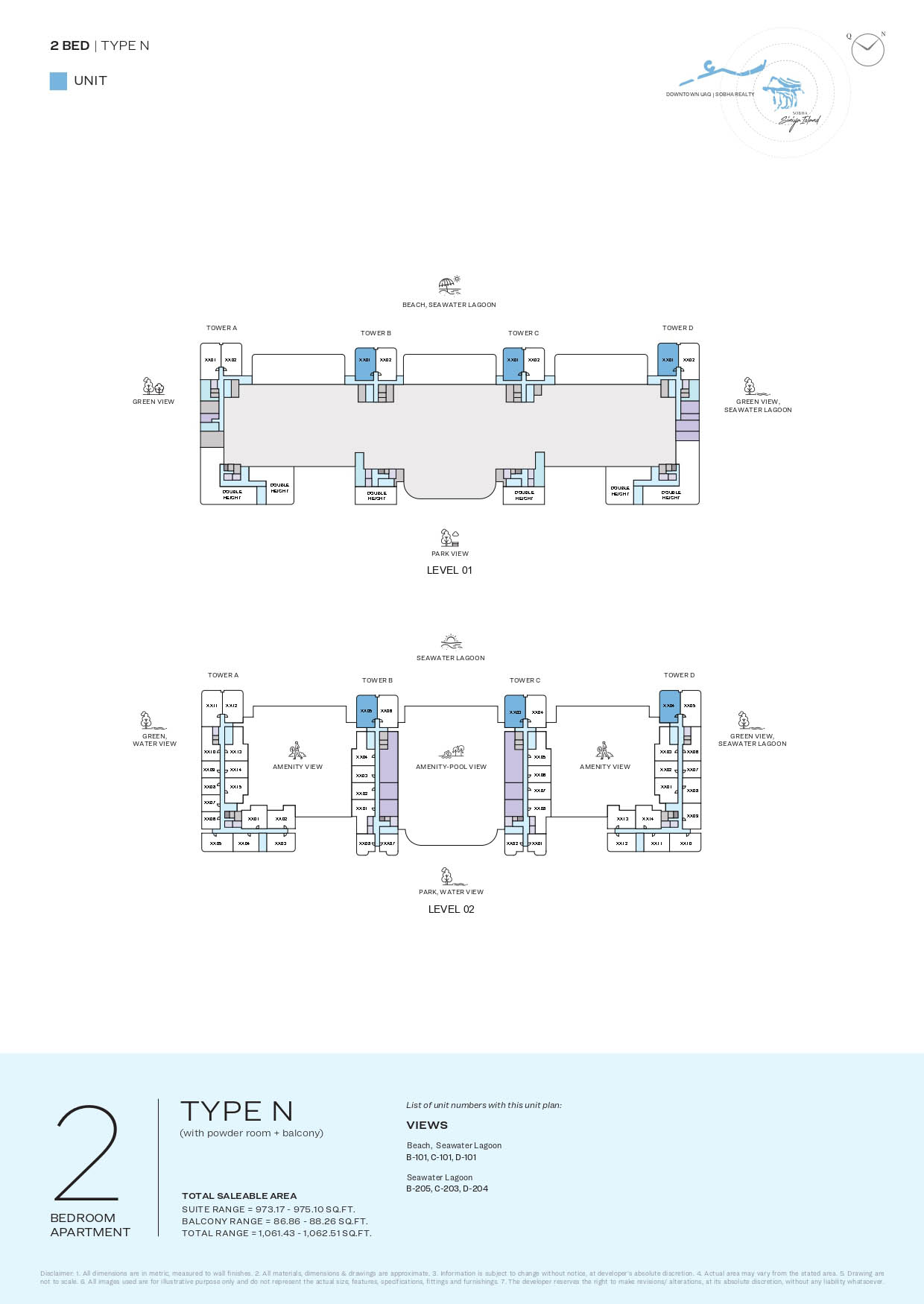 LEVELS 01 & 02 TYPE N
