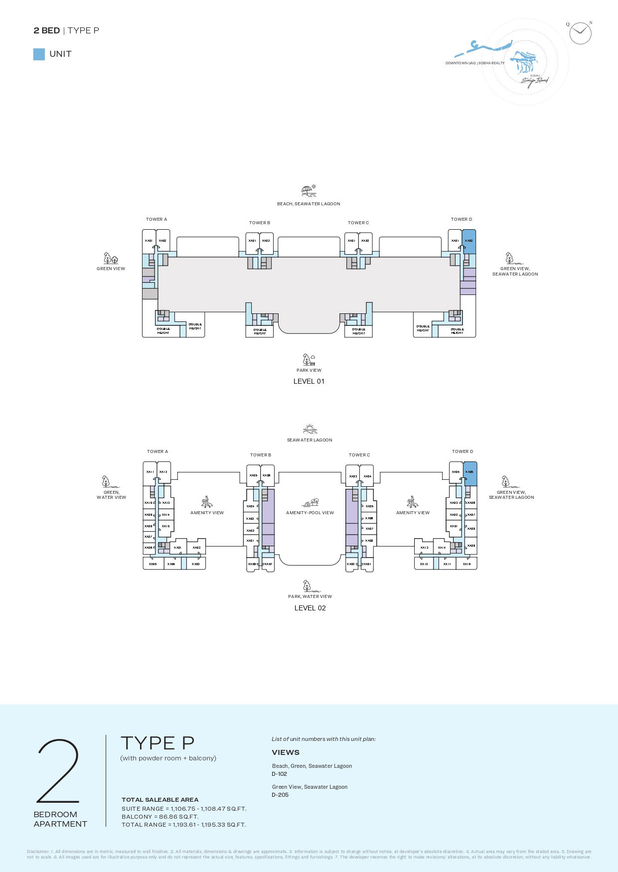 LEVELS 01 & 02 TYPE P