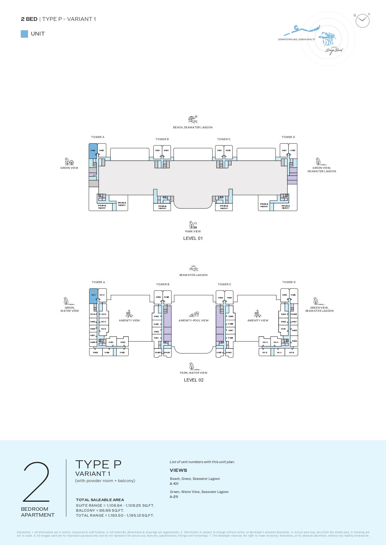 LEVELS 01 & 02 TYPE P-VARIANT 1