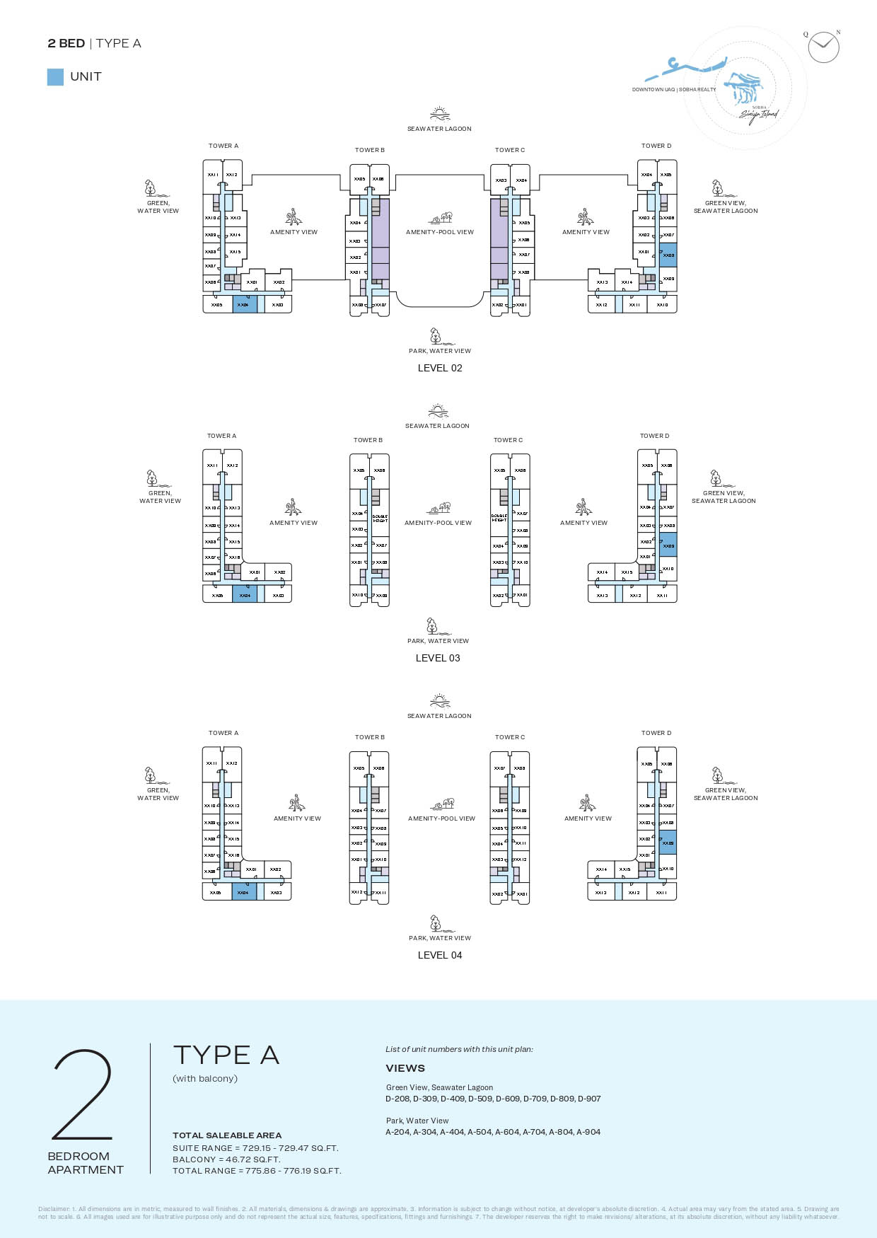 LEVELS 02-04 TYPE A