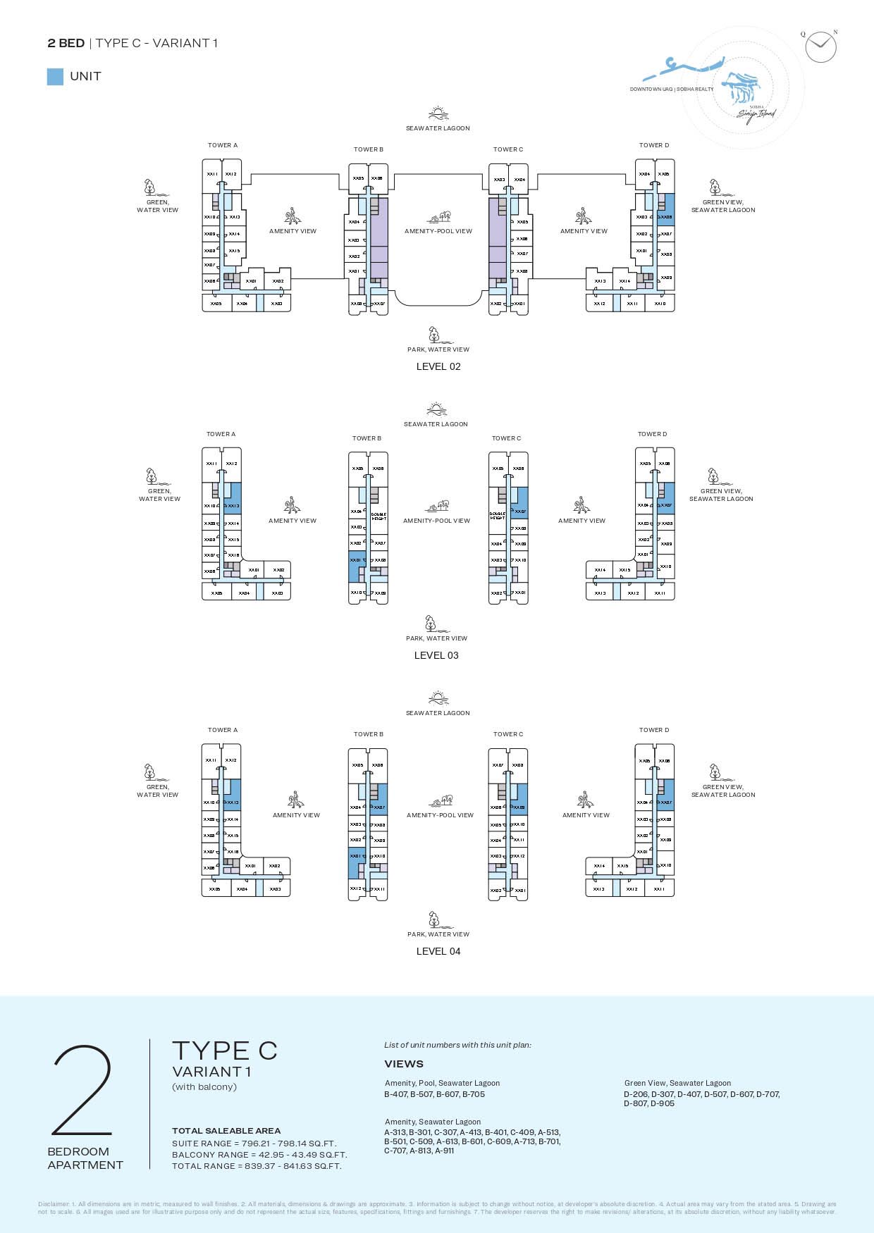 LEVELS 02-04 TYPE C-VARIANT 1
