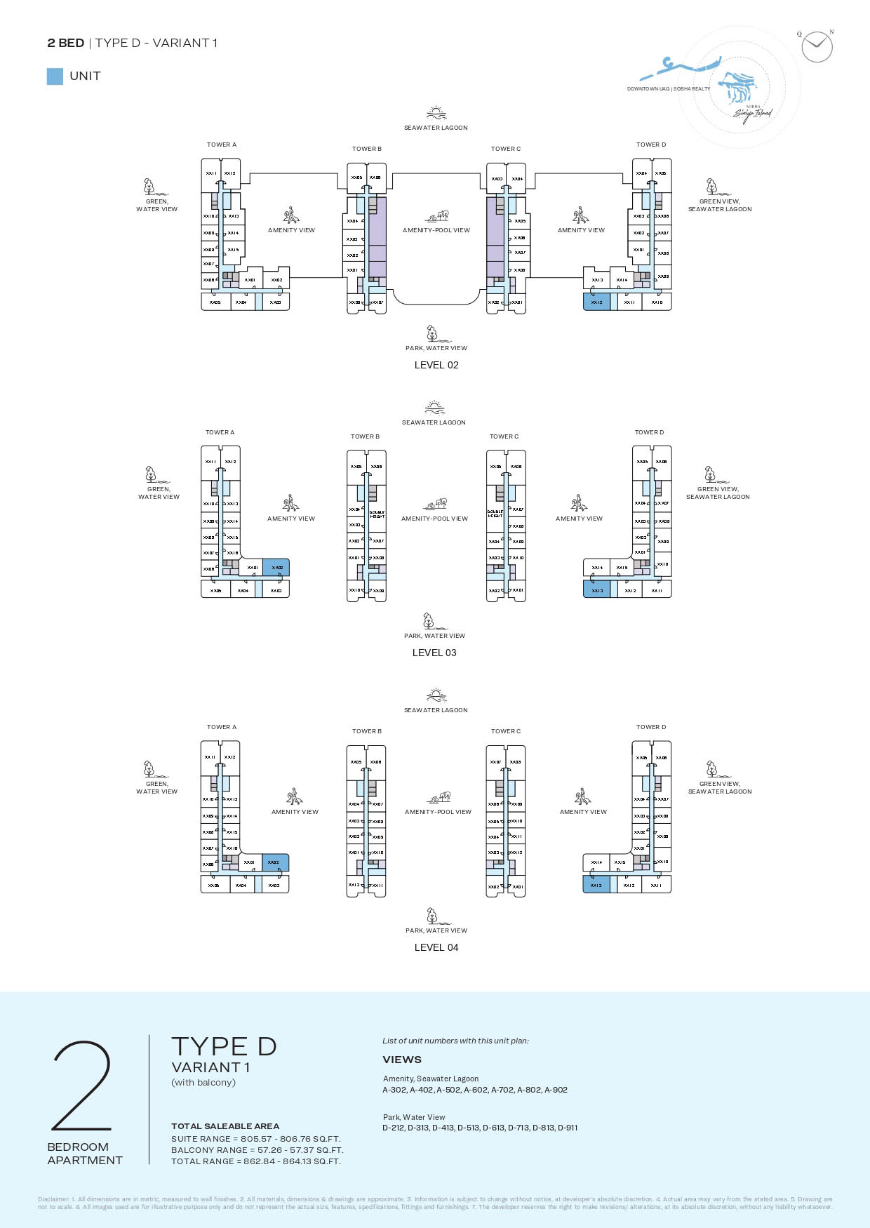 LEVELS 02-04 TYPE D-VARIANT 1