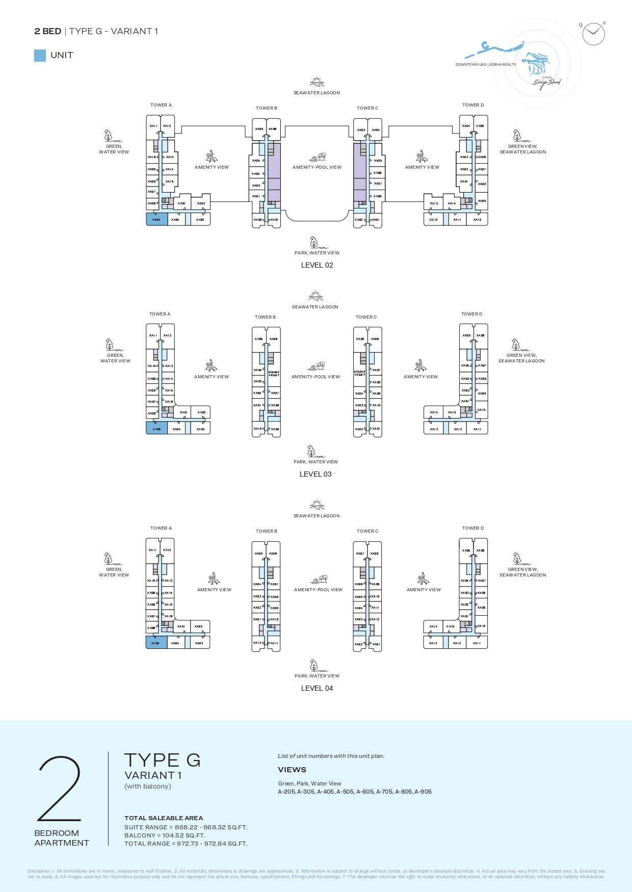 LEVELS 02-04 TYPE G-VARIANT 1
