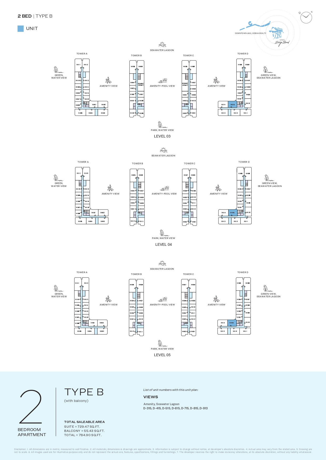 LEVELS 03-05 TYPE B