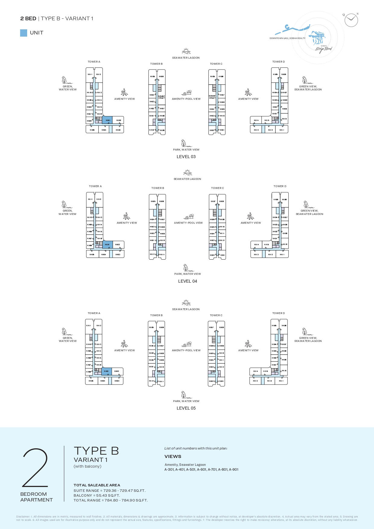 LEVELS 03-05 TYPE B-VARIANT 1