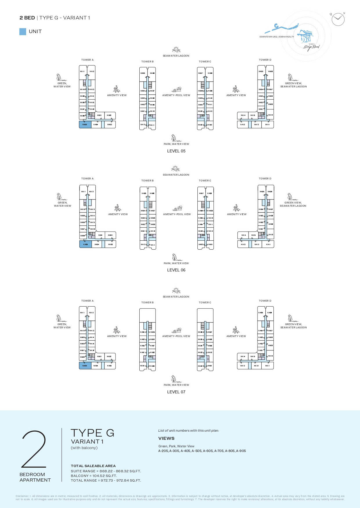 LEVELS 05- 07 TYPE G-VARIANT 1