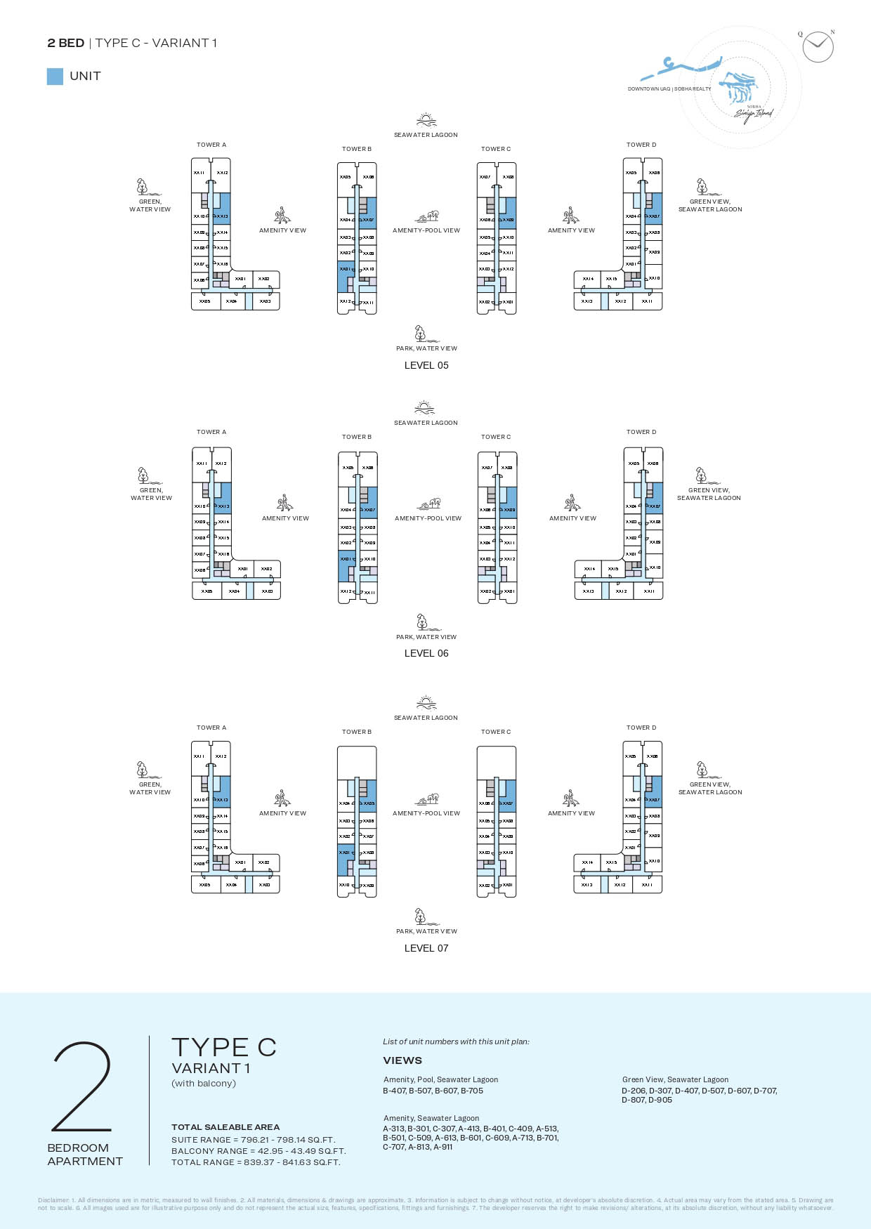 LEVELS 05-07 TYPE C-VARIANT 1