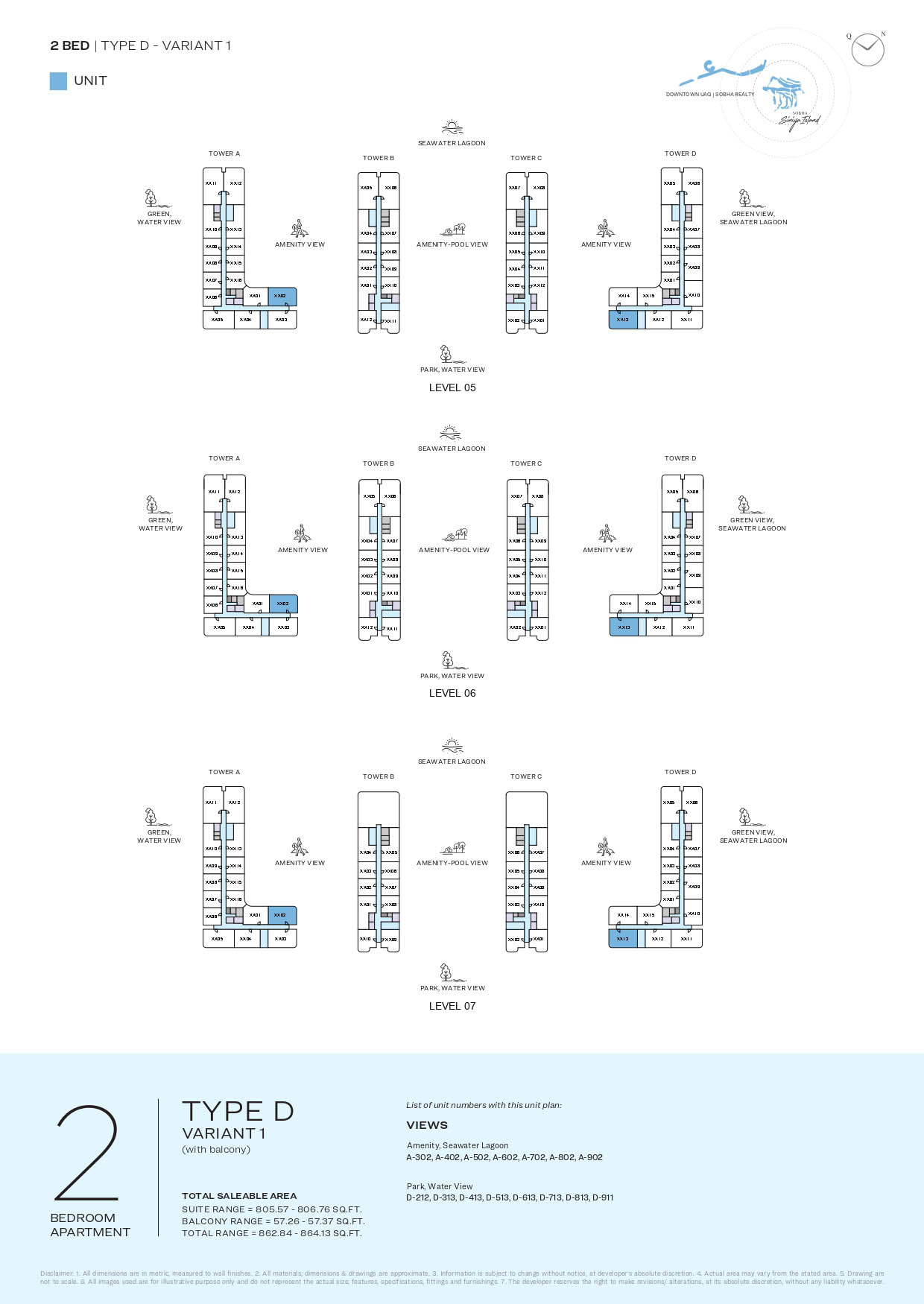 LEVELS 05-07 TYPE D-VARIANT 1