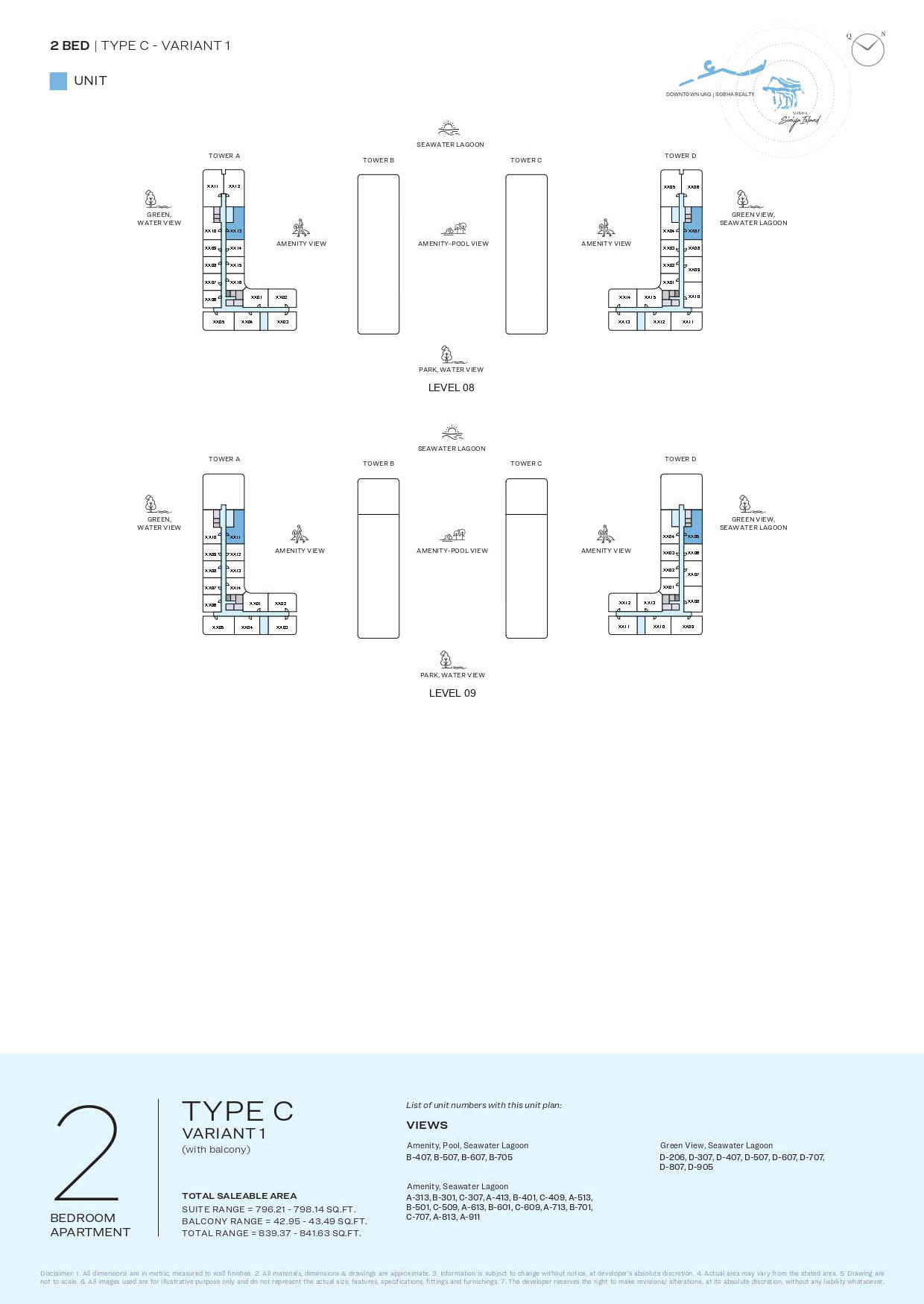 LEVELS 08 & 09 TYPE C-VARIANT 1