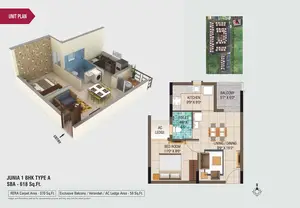 Junia 1BHK-Type A-SBA