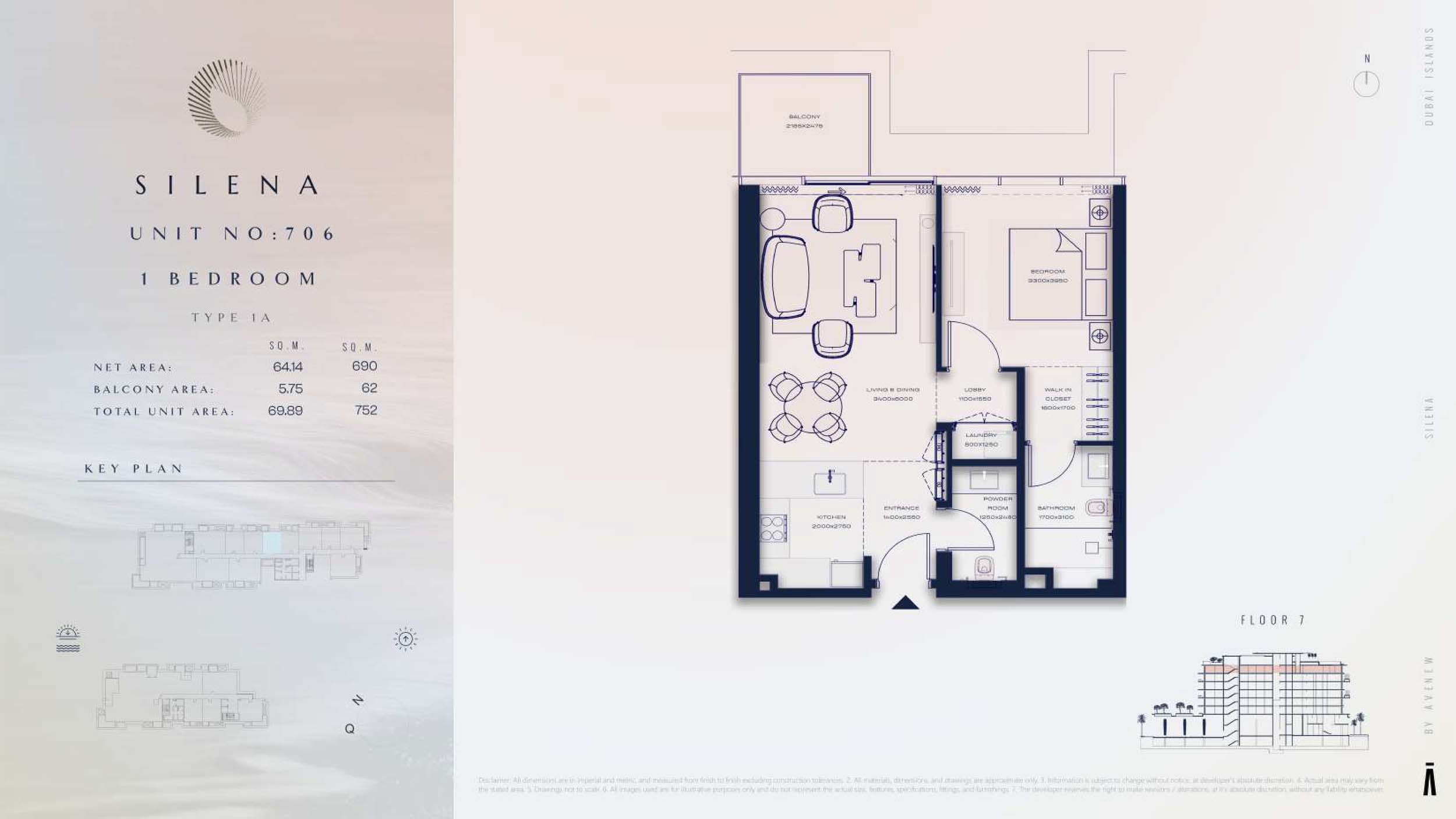 7th Floor-(Type 1A)-(-Unit-706)