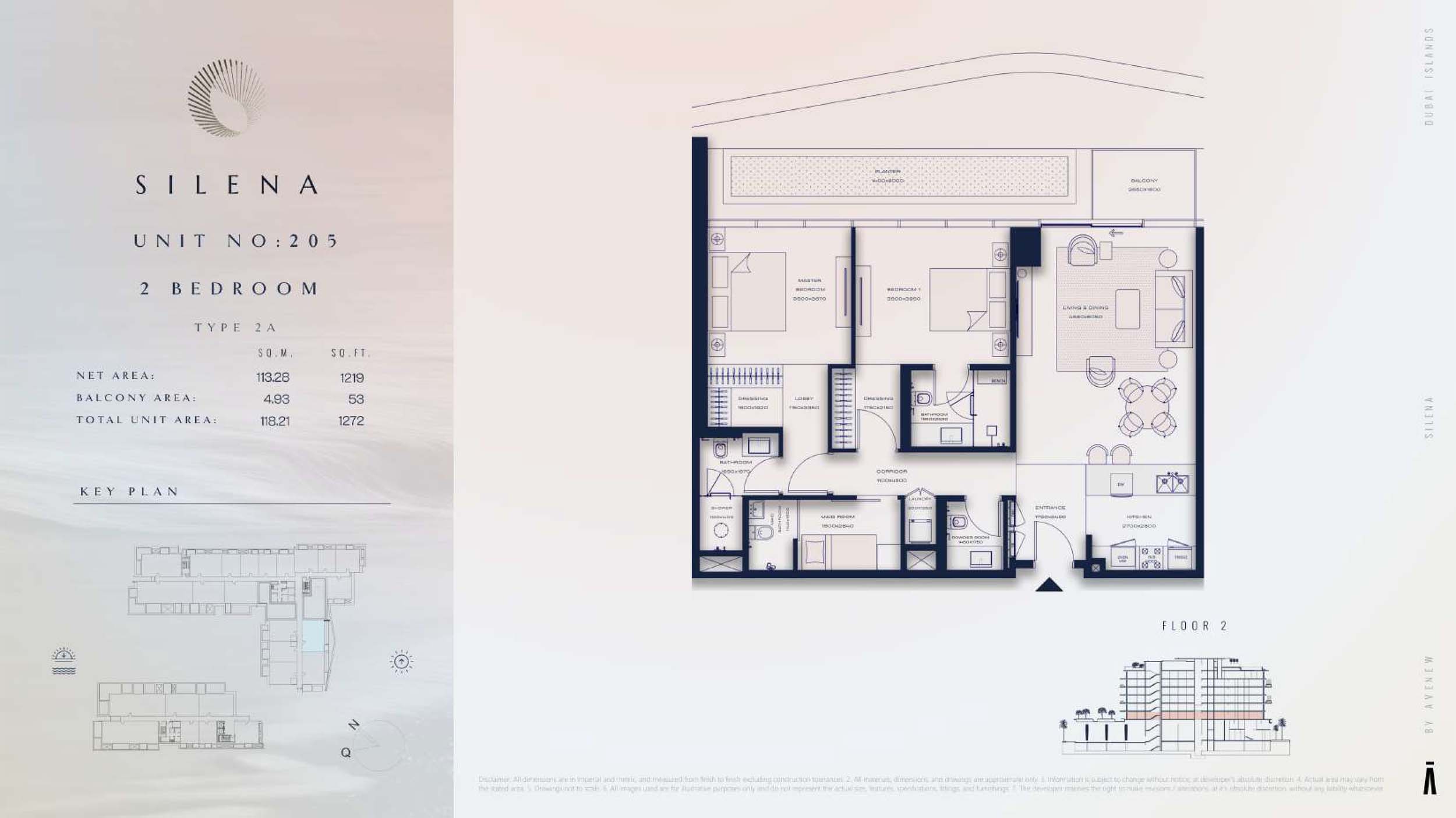2nd Floor-(Type 2A)-(Unit-205)