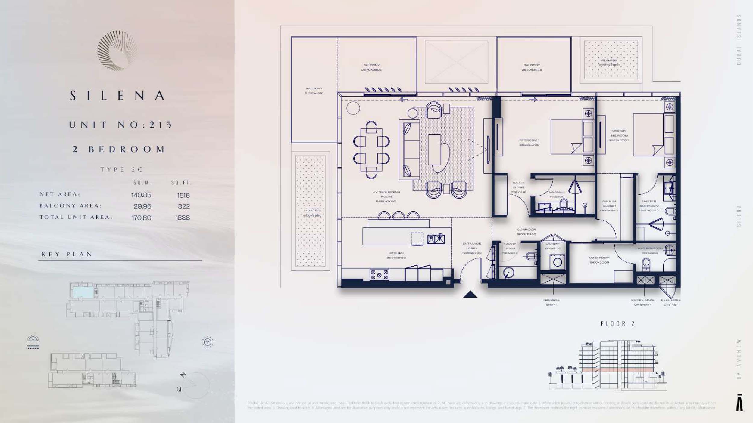 2nd Floor-(Type 2C)-(Unit-215)