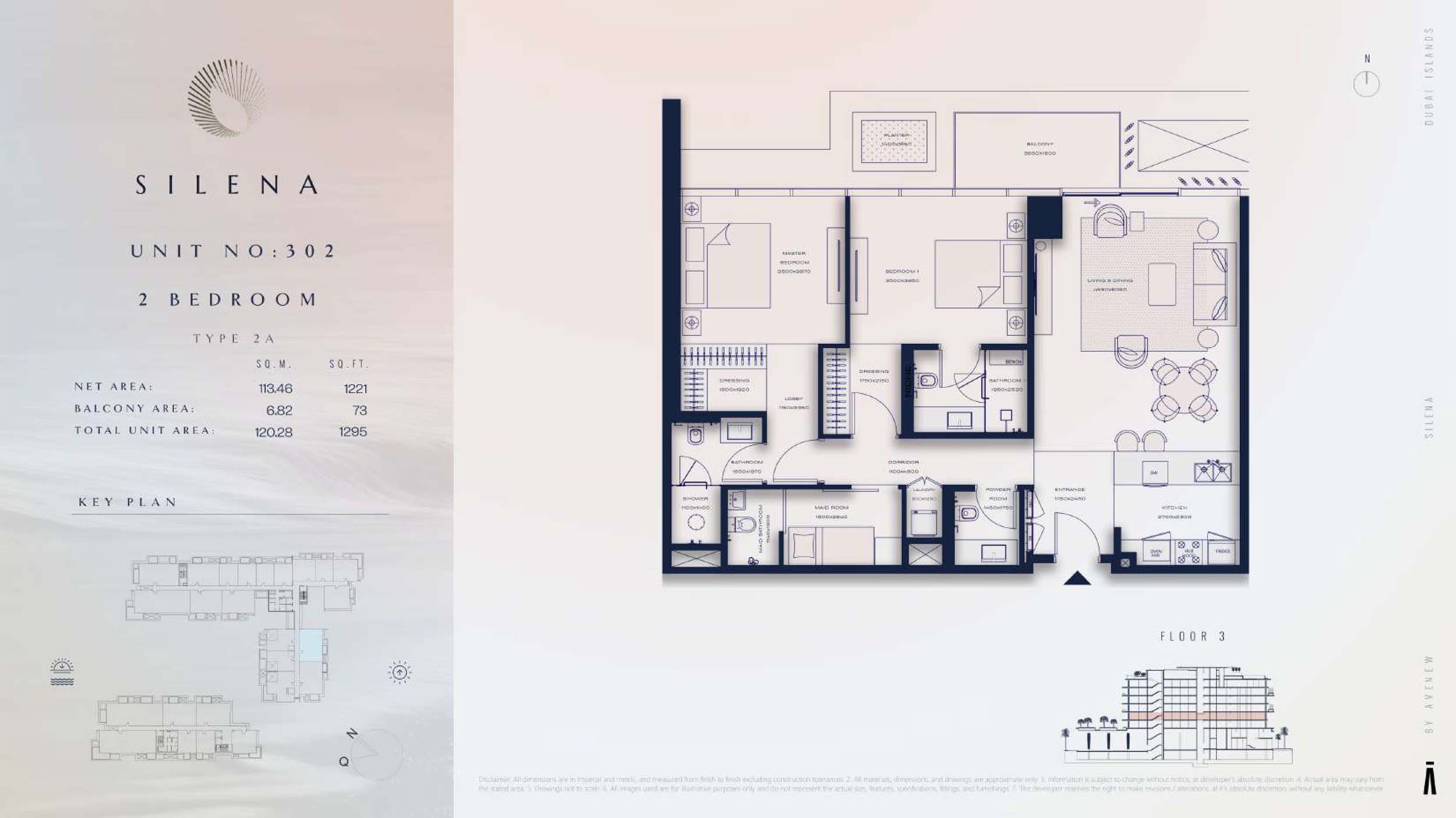 3rd Floor-(Type 2A)-(Unit-302)