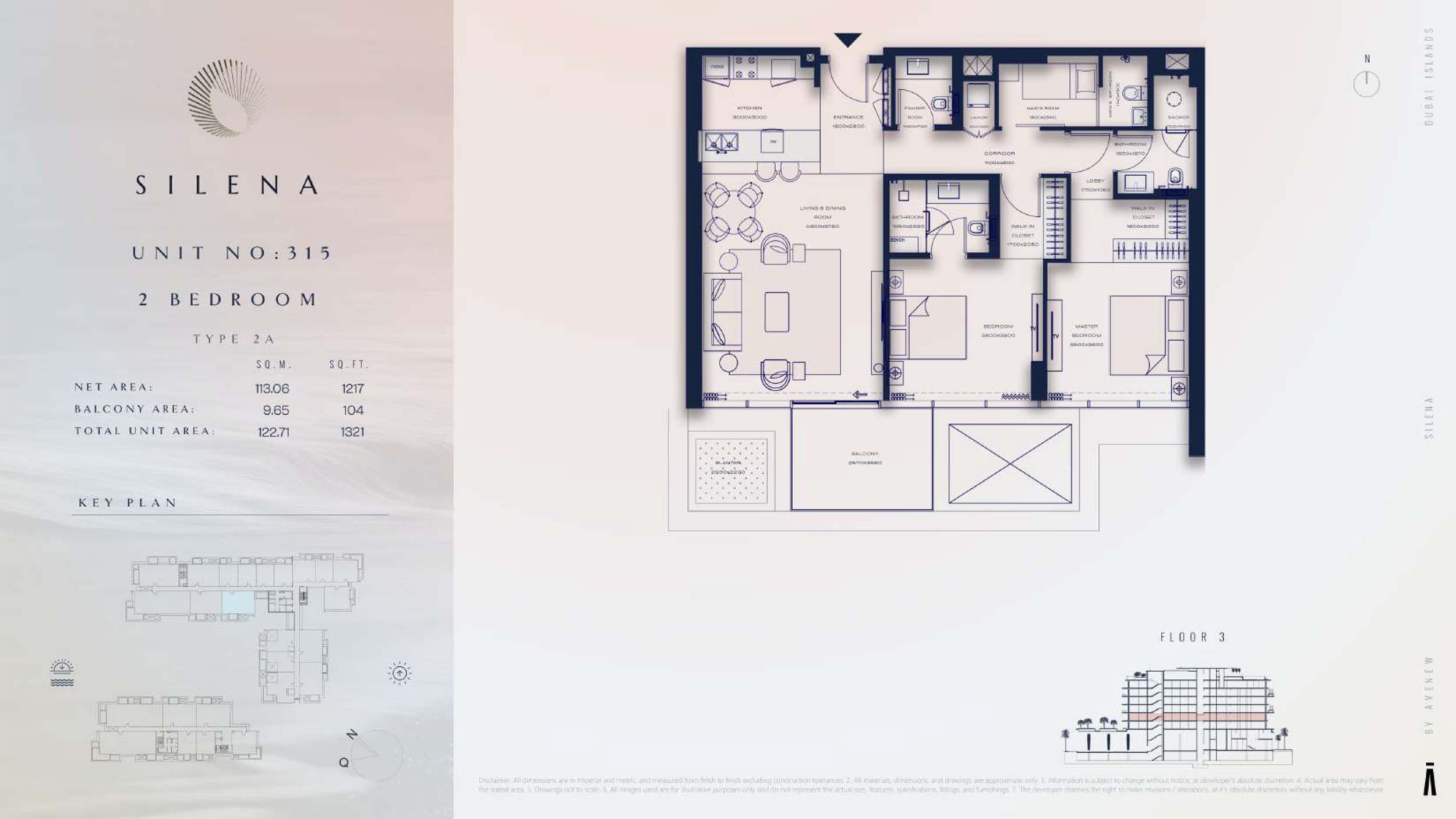3rd Floor-(Type 2A)-(Unit-315)