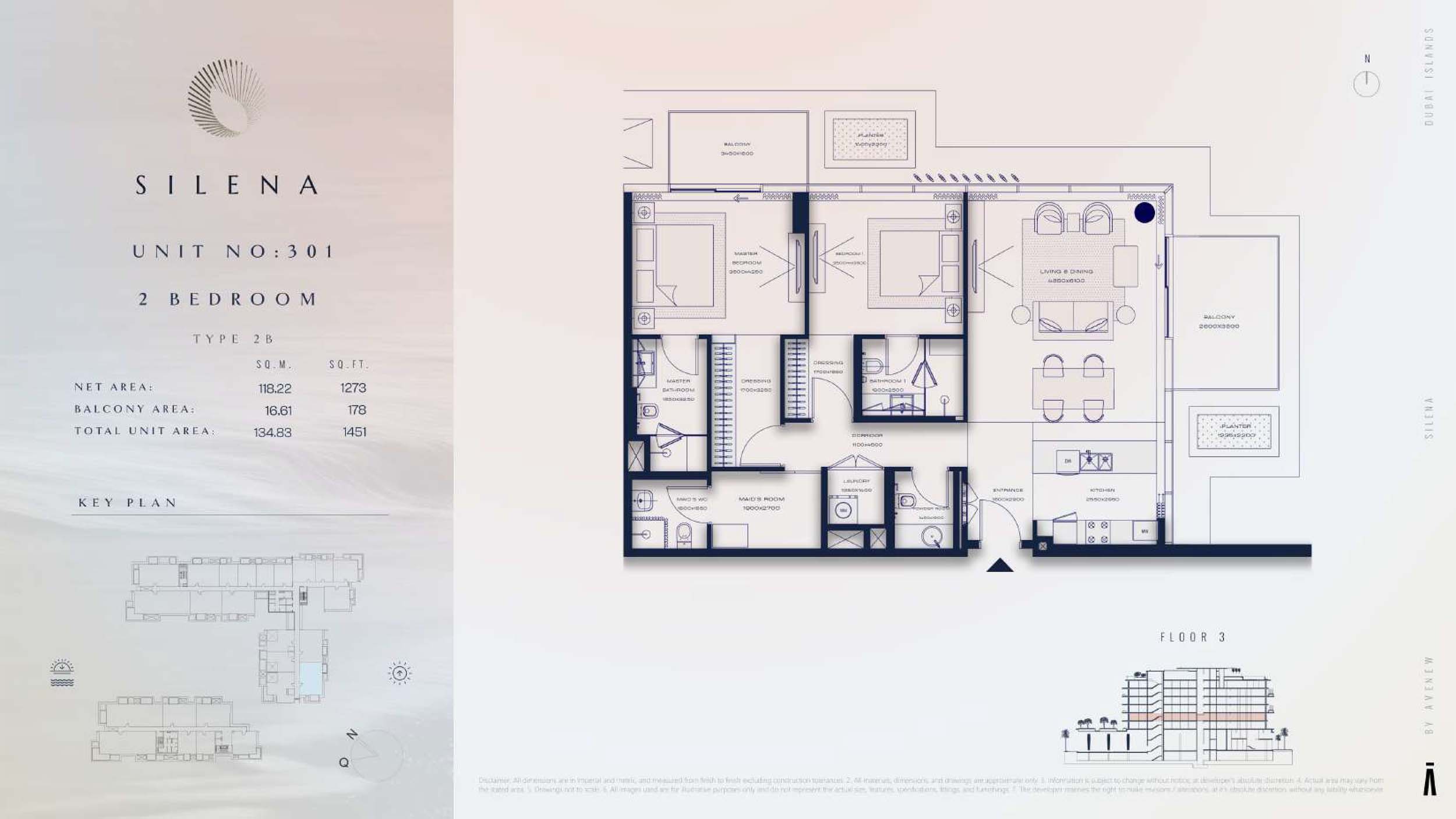 3rd Floor-(Type 2B)-(Unit-301)