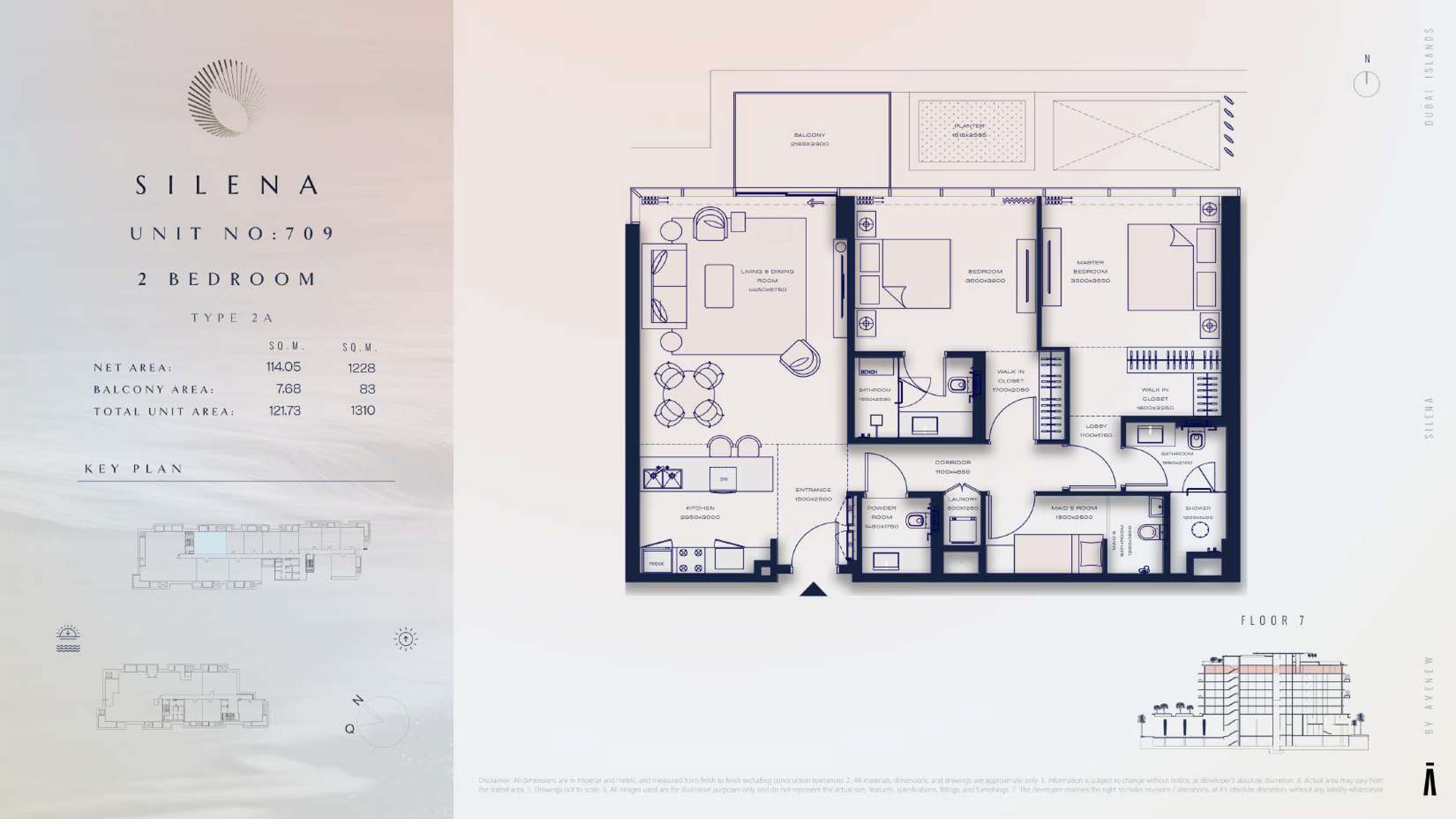 7th Floor-(Type 2A)-(Unit-709)