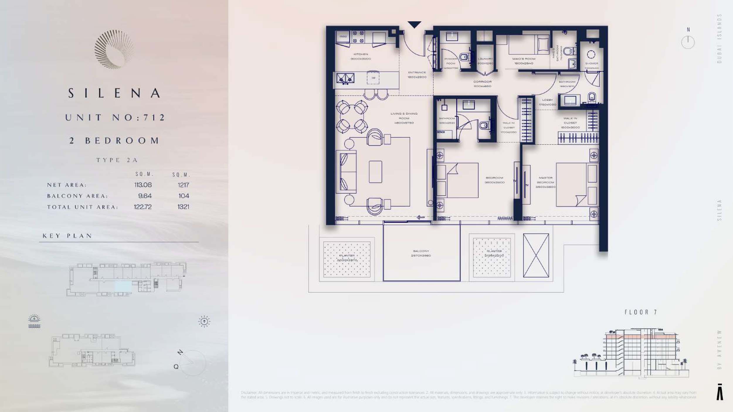 7th Floor-(Type 2A)-(Unit-712)