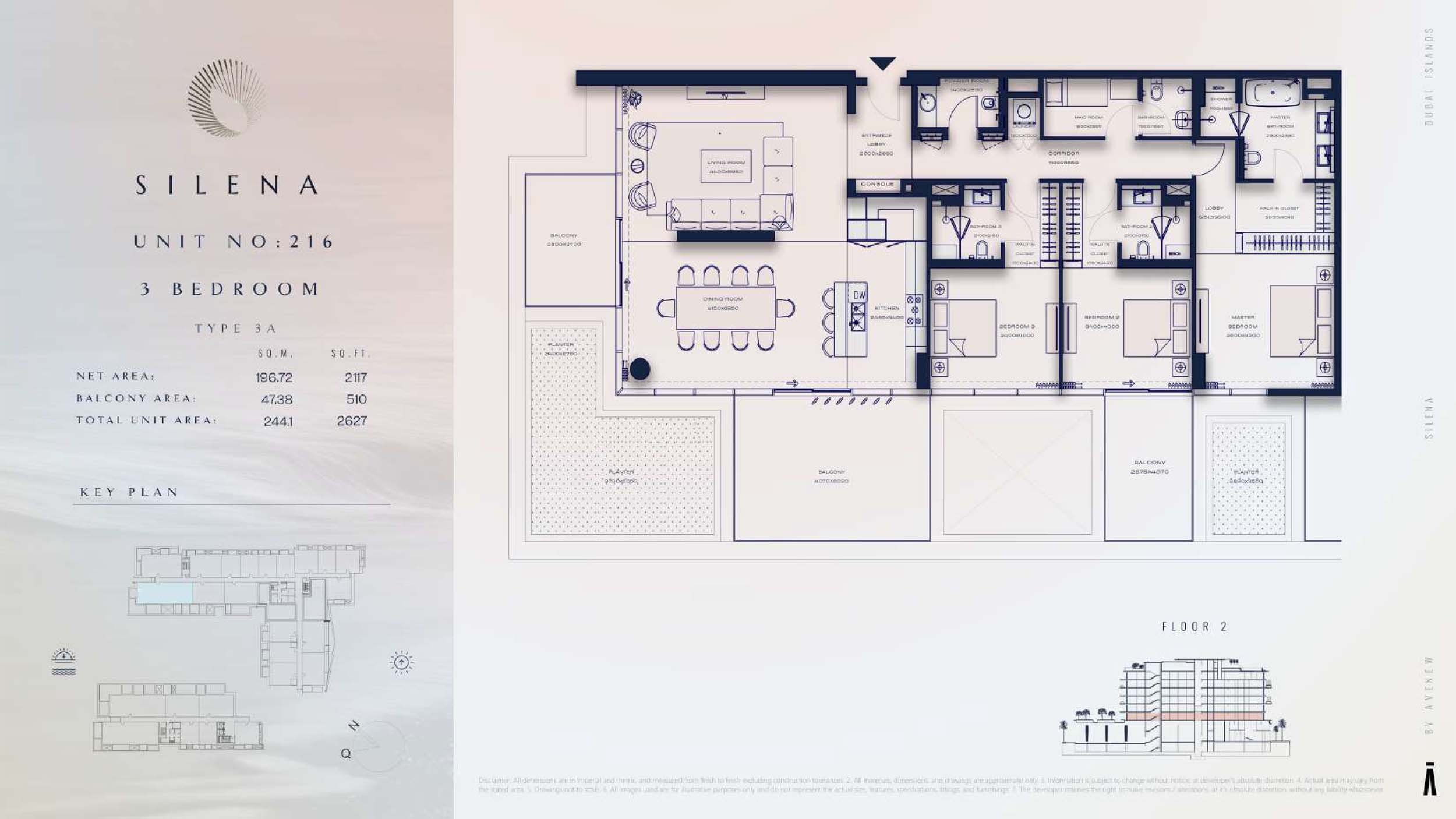 2nd Floor-(Type 3A)-(Unit-216)