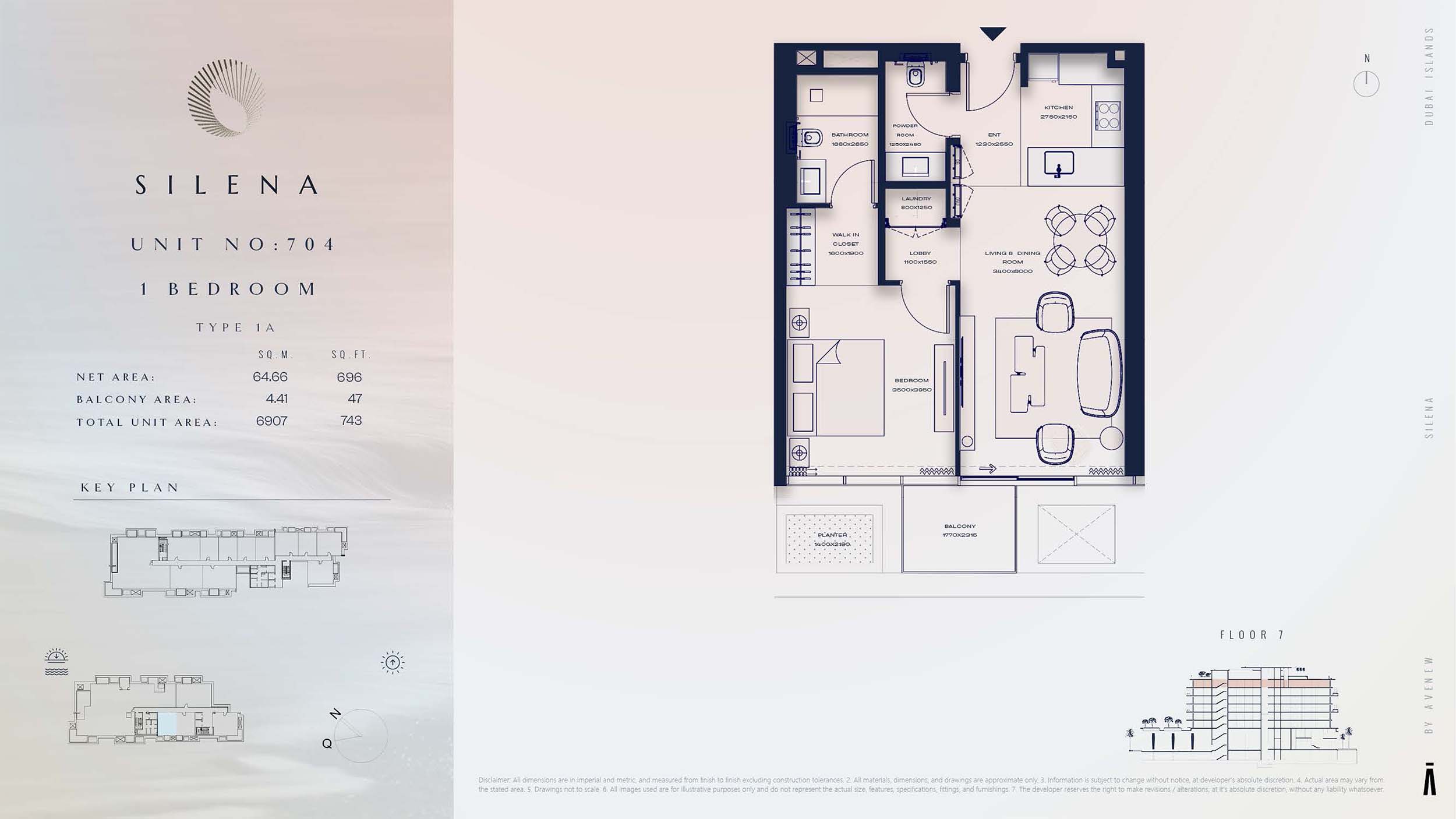7th Floor-(Type 1A)-(Unit 704)