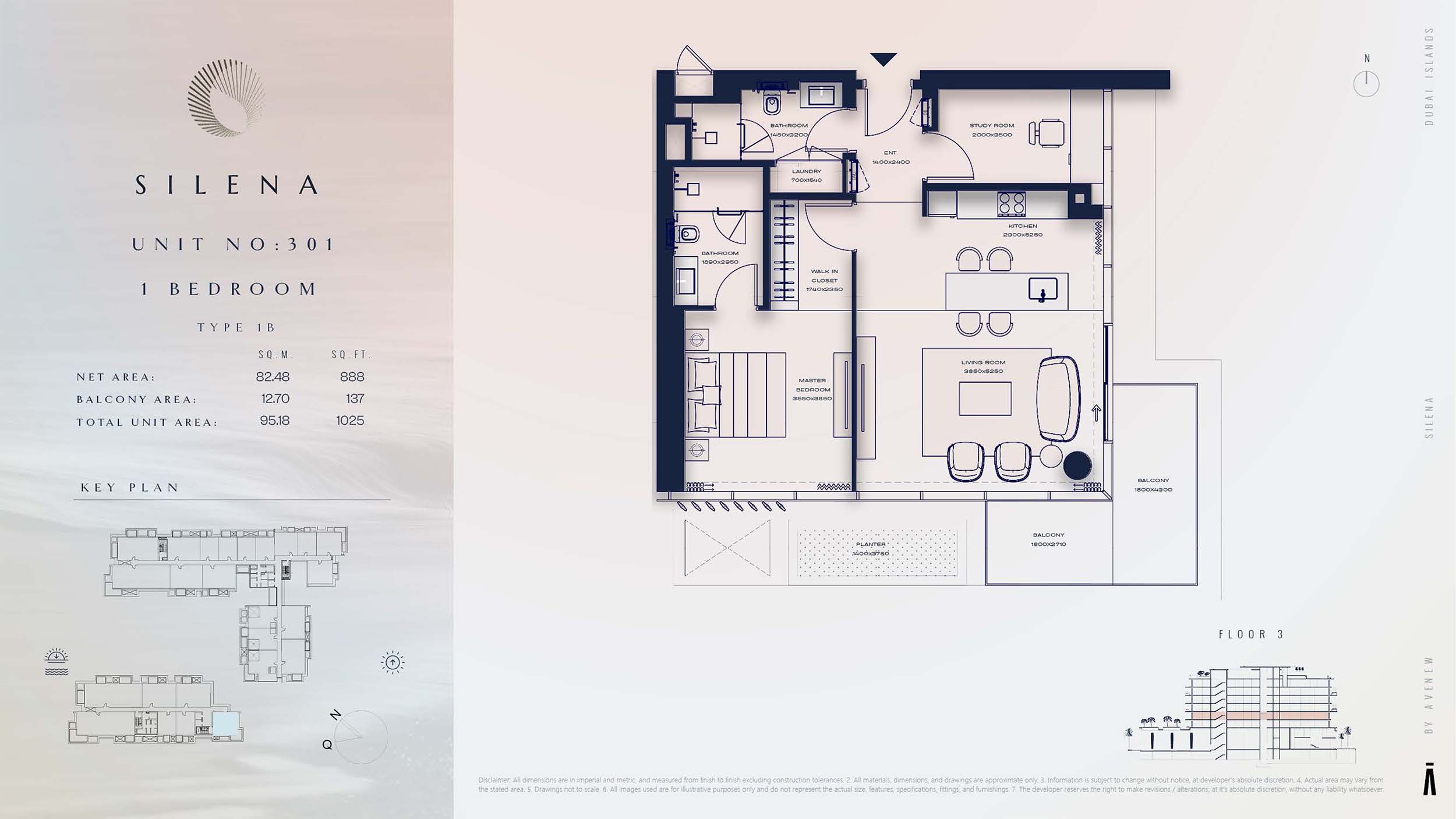 3rd Floor-(Type 1B)-(Unit 301)